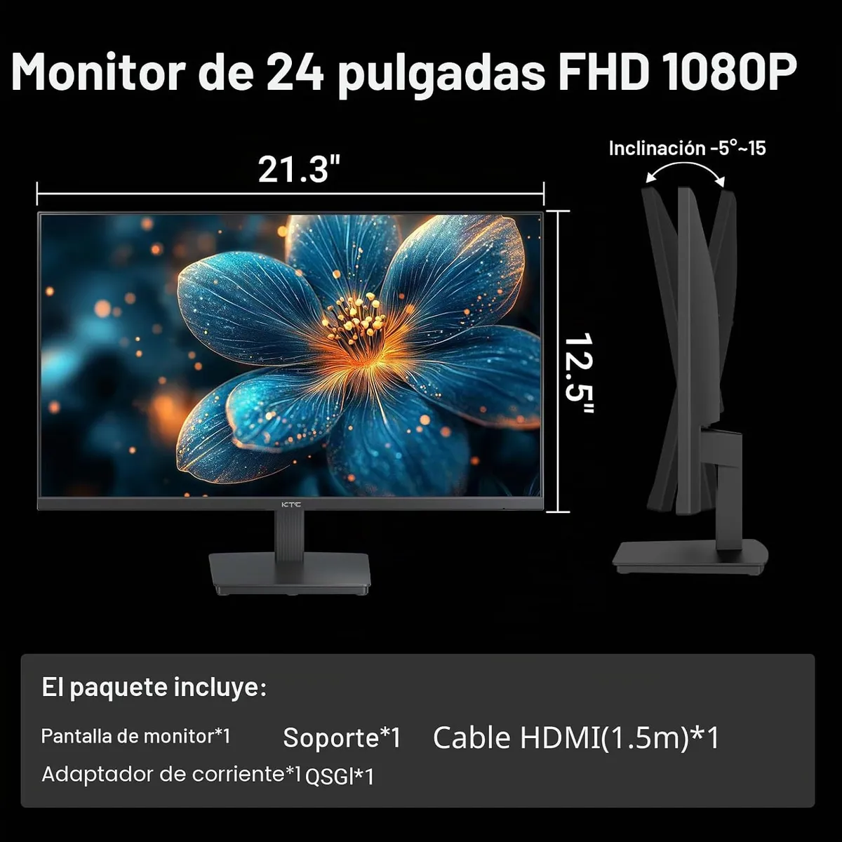 Monitor KTC FHD 24" 100Hz, foto 4
