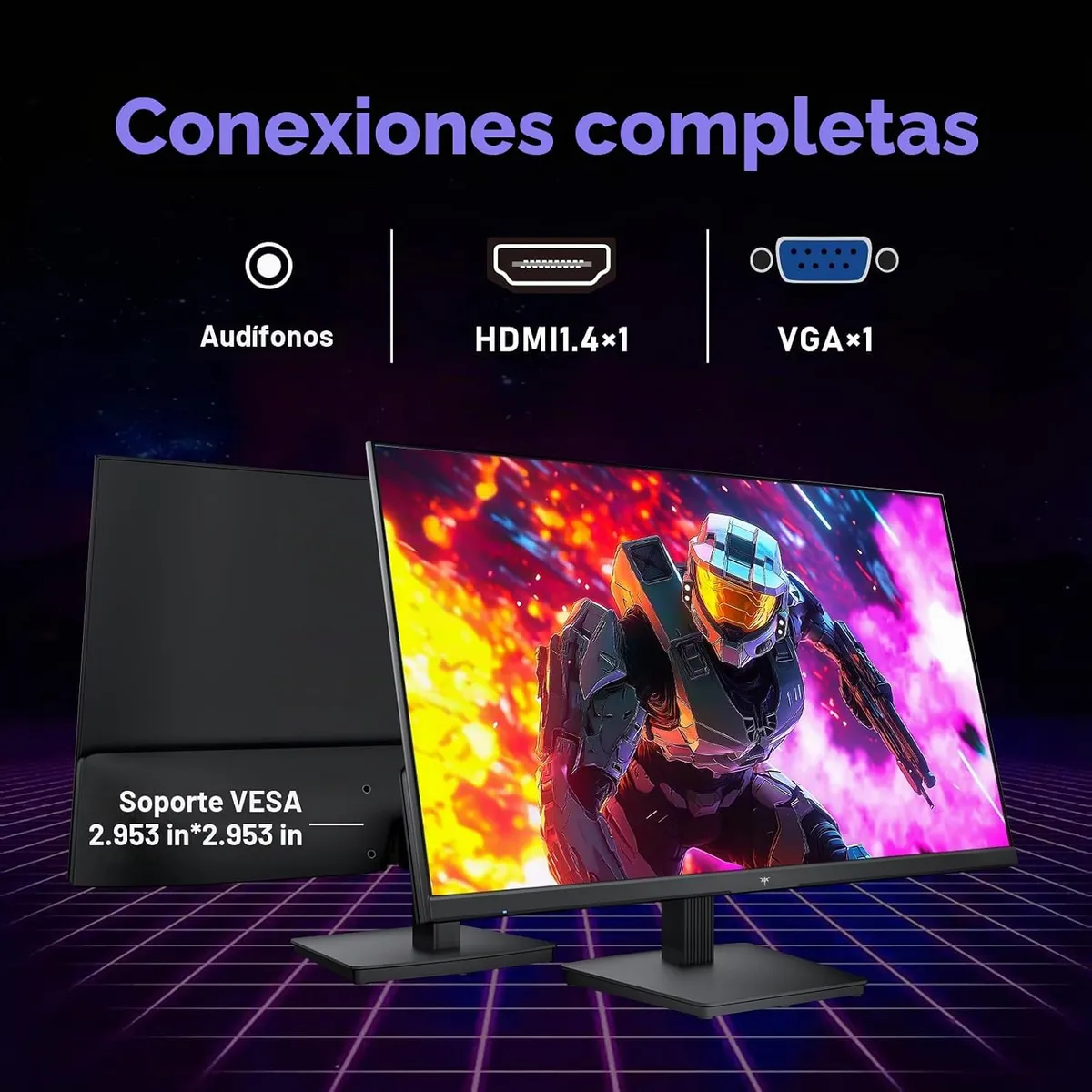 Monitor Gamer KTC FHD IPS 24" 144Hz, foto 3