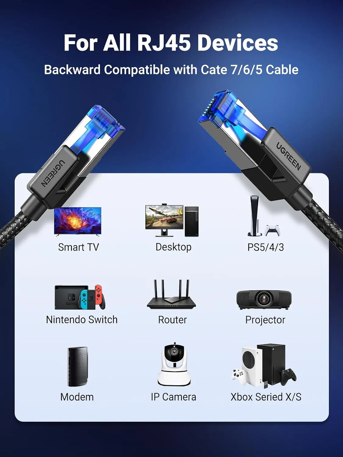 Cable Ethernet Cat8 - UGREEN, foto 2