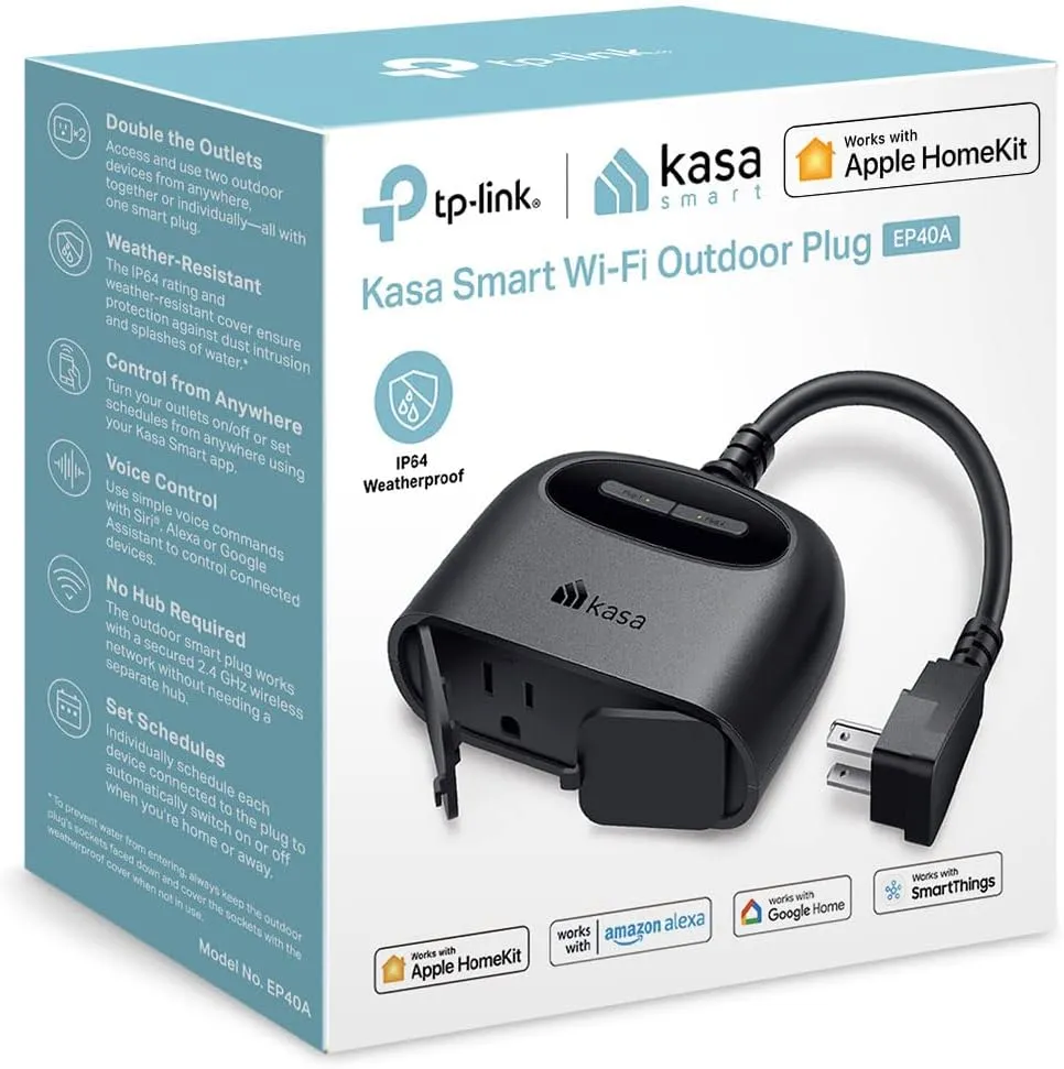 Enchufe Inteligente para Exteriores - Apple HomeKit