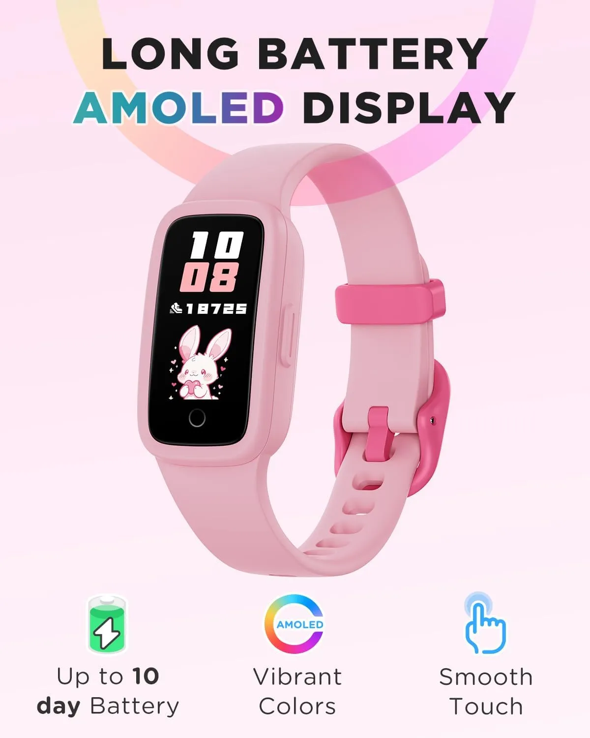 Smart Watch Kids Biggerfive Vigor 2L Rosado, foto 2
