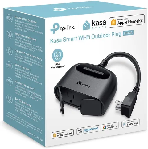 Enchufe Inteligente para Exteriores - Apple HomeKit